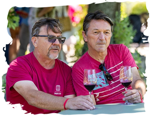 Deux vignerons de Rouge Provence