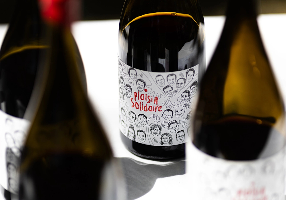 Cuvée rouge de la cuvée plaisir solidaire