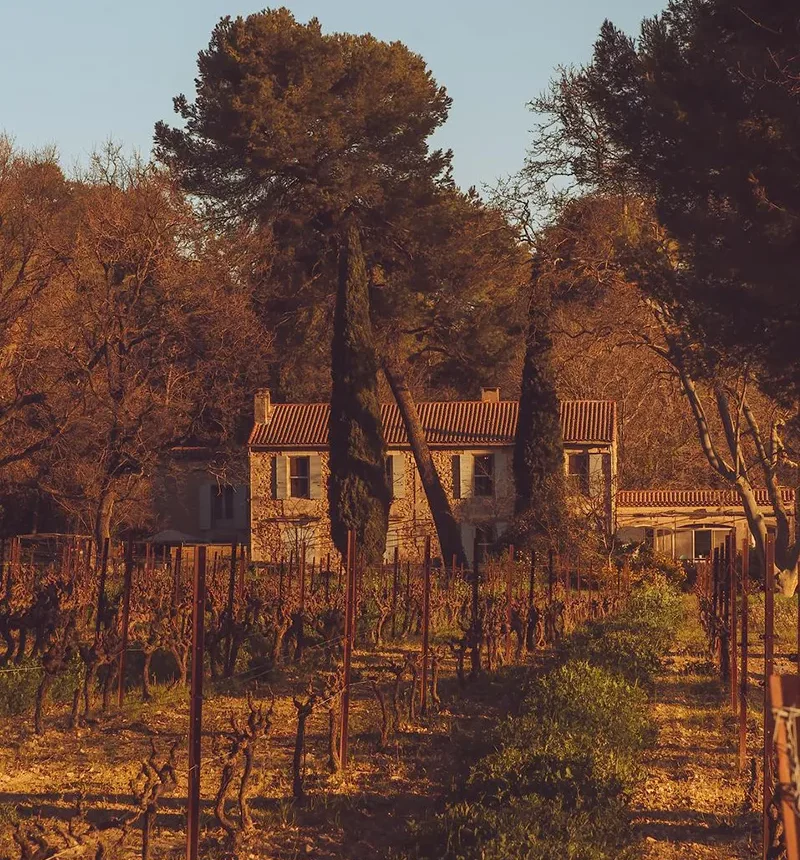 La bâtisse du domaine henri milan