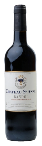 La cuvée rouge du château saint anne