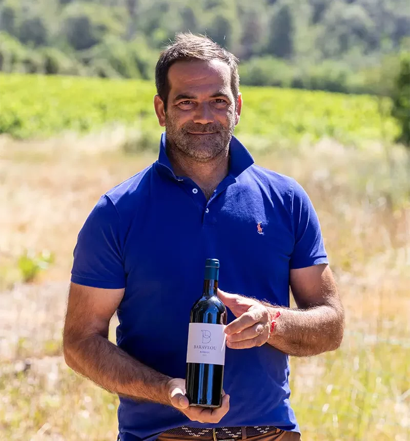 vigneron du domaine baravéou