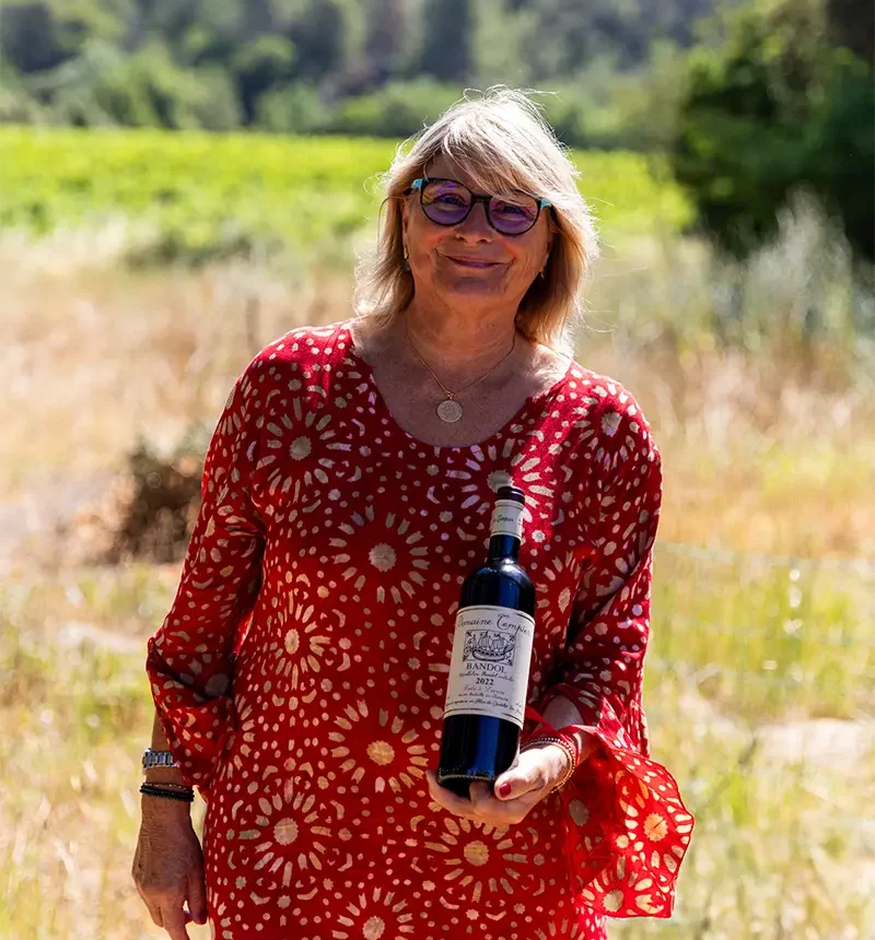 Vigneronne du domaine tempier