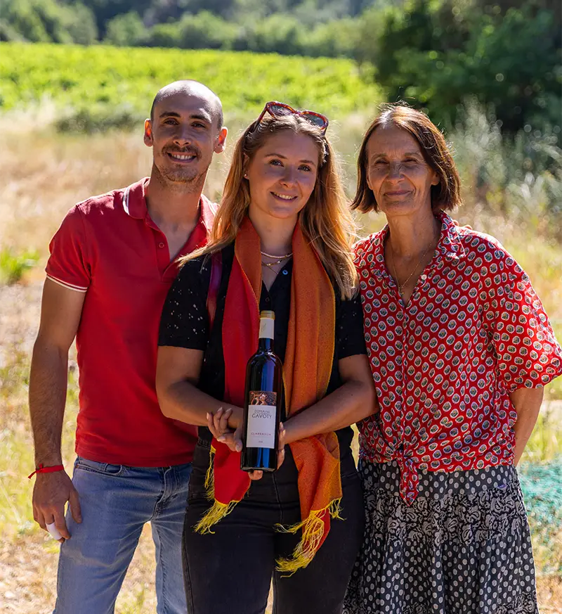 Les vignerons du domaine Gavoty